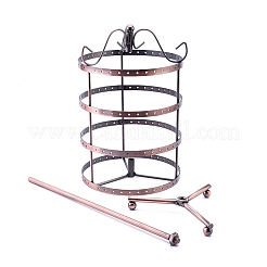 Eisen 4 Ebenen rotierenden Schmuck Veranstalter Ohrringhalter stehen&nbsp;NDIS-K002-03R