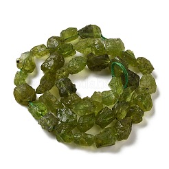 Rohe grobe natürliche Olivenquarz-Perlenstränge&nbsp;G-I283-G07-01