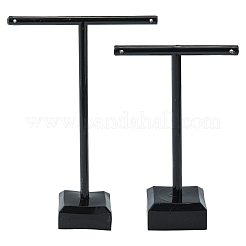 T bar vetro organico espositore orecchino&nbsp;X-EDIS-G001-02