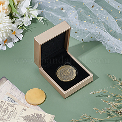 Rechteckige Münzaufbewahrungsboxen aus PU-Kunstleder&nbsp;CON-WH0089-145C
