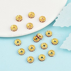 Messing Strass Zwischen perlen&nbsp;RB-A014-Z8mm-23G