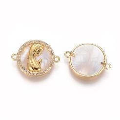 Connettori in ottone micro pavimentato in zirconia cubica&nbsp;X-KK-I656-36G