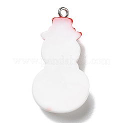 Pendentifs en résine opaque&nbsp;RESI-D055-003P