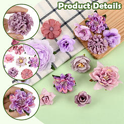 3 bolsa 3 estilos de flores de tela&nbsp;DIY-SP0005-72E