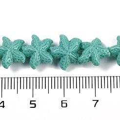 Synthetische korallengefärbte geschnitzte Perlenstränge&nbsp;X-CORA-K009-06A-05