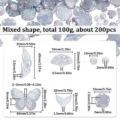 Pendentifs et perles en plastique de 100 g et cabochons décodés&nbsp;OHAR-SC0002-99B
