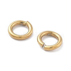 Placcatura ionica (ip) anelli di giunzione aperti in acciaio inossidabile 304&nbsp;LS-STAS-M081-02G-03
