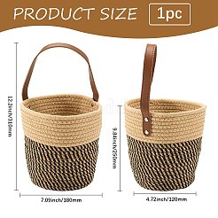 Paniers de rangement en coton tissé&nbsp;AJEW-WH20054-010C