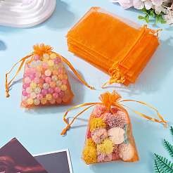 50 stücke organza taschen schmuck lagerung beutel hochzeit favor partei mesh kordelzug geschenk&nbsp;OP-TA0001-16B