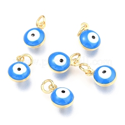 Messing Emaille Anhänger / charms&nbsp;KK-B024-02G