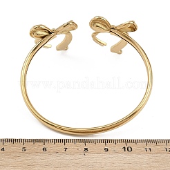 Bracelets manchettes en acier inoxydable 304 pour femmes&nbsp;BJEW-A147-01C-G