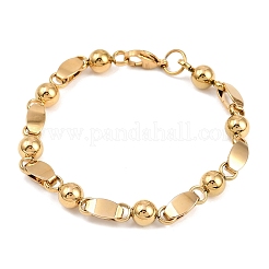 Bracelets à maillons en acier inoxydable 201 pour femmes&nbsp;BJEW-B143-17G