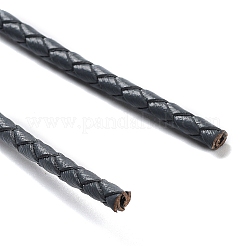 Cordon en cuir tressé&nbsp;VL3mm-8