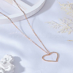 Collier pendentif en alliage 1 pièce pour femme&nbsp;NJEW-LP0003-15G