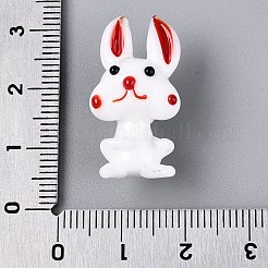 Figurine de lapin en verre fait à la main&nbsp;LAMP-N034-27A