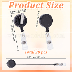 20 Stück Abzeichenrolle aus Eisen&nbsp;DIY-GO0003-18