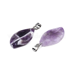 Pendentifs en améthyste naturelle&nbsp;G-S364-076A-02
