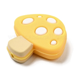 Perles focales en silicone écologique de qualité alimentaire aux champignons&nbsp;LS-SIL-Z005-01D