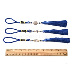 3 pendentif décoratif en alliage de résine contre le mauvais œil&nbsp;HJEW-FS00039
