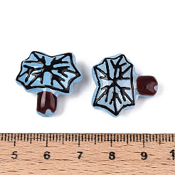 Perles en émail faites à la main&nbsp;LAMP-T023-21D