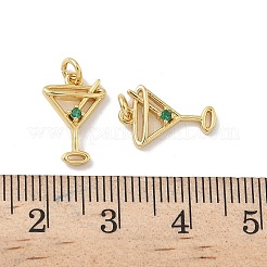 Pendenti in ottone con zirconi cubici&nbsp;X-KK-P325-17B-G
