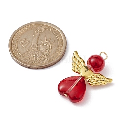 Pendentif en perles de verre de couleurs mélangées&nbsp;PALLOY-JF02272-01
