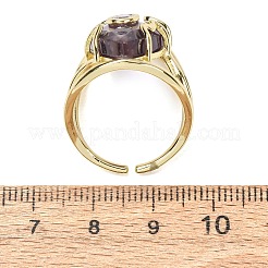 Natürliche Amethyst Manschettenringe&nbsp;GG-CBA5FCC-03G-05