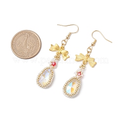 Orecchini in lega di vetro&nbsp;EJEW-MZ00313-03