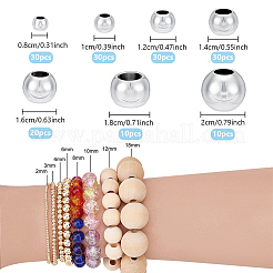 150 pz 7 stili di perline ABS galvaniche per placcatura UV&nbsp;KY-PH0002-44