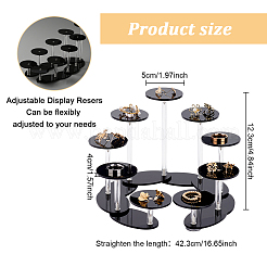 9-stufige Display-Reser für undurchsichtige Acrylprodukte&nbsp;ODIS-WH0002-62B