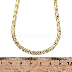 Weizenkettenhalsketten aus Messing für Damen&nbsp;NJEW-U035-06G