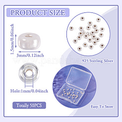 925 Sterling Silber Zwischenperlen&nbsp;STER-TA0001-40B