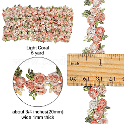 Blumen-Polyester-Besatzband&nbsp;OCOR-GF0001-17A
