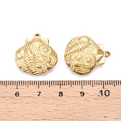 Pendentifs en acier inoxydable 304 avec placage ionique (IP)&nbsp;STAS-N107-15G
