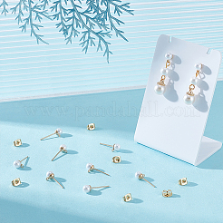 150 pièces de boucles d'oreilles en fer&nbsp;STAS-UN0063-55G