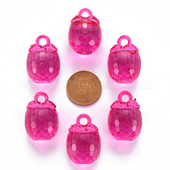 Pendentifs acryliques transparents sur le thème de l'automne&nbsp;TACR-T024-04B-906