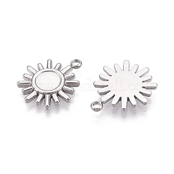 Configuración de cabujón colgante de acero inoxidable 304 que no se deslustra&nbsp;STAS-I671-19P