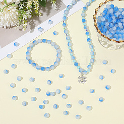 3 brin de perles de verre imitation jade&nbsp;DGLA-LT0001-01B