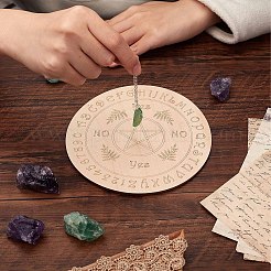 Ungefärbte Holzbretter&nbsp;AJEW-WH0258-218A