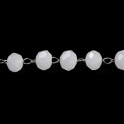 Chaînes de perles en verre manuels&nbsp;CHS-K013-01P