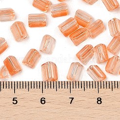 Perline di vetro trasparenti verniciate a spruzzo&nbsp;SEED-L011-10A-08