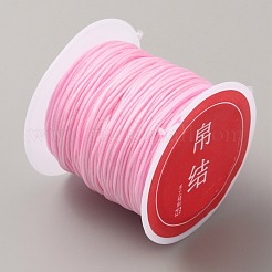 Cordon de nouage chinois en nylon&nbsp;NWIR-WH0002-02J