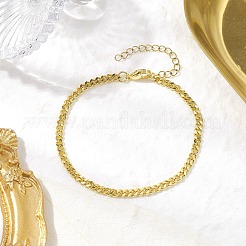 Braccialetti a catena barbazzale in ottone per donna uomo&nbsp;BJEW-JB10273
