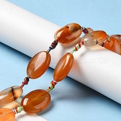 Chapelets de perles d'agate naturelle&nbsp;G-K334-02B