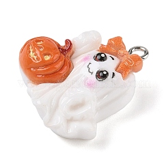 Anhänger aus undurchsichtigem Harz mit Halloween-Motiven&nbsp;LS-RESI-Z040-01P-02