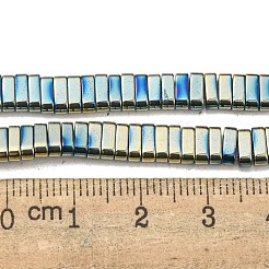 Chapelets de perles en hématite synthétique électrolytique sans magnétiques&nbsp;G-C106-B02-17A