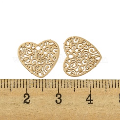 Dijes de adornos de metal grabados en latón&nbsp;KKC-D001-27KCG