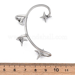 Manschettenohrringe aus chirurgischem Edelstahl 316&nbsp;EJEW-E300-26P-01