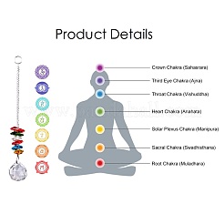 Prismes de lustre suncatchers&nbsp;AJEW-WH0021-36B