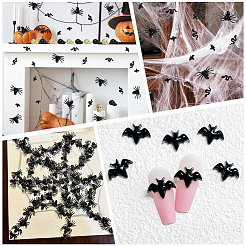 200 cabochon en résine à 5 styles sur le thème d'Halloween&nbsp;AJEW-SP0002-93
